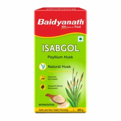 Baidyanath Ayurved Pure Isabgol Psyllium Husk (200g)