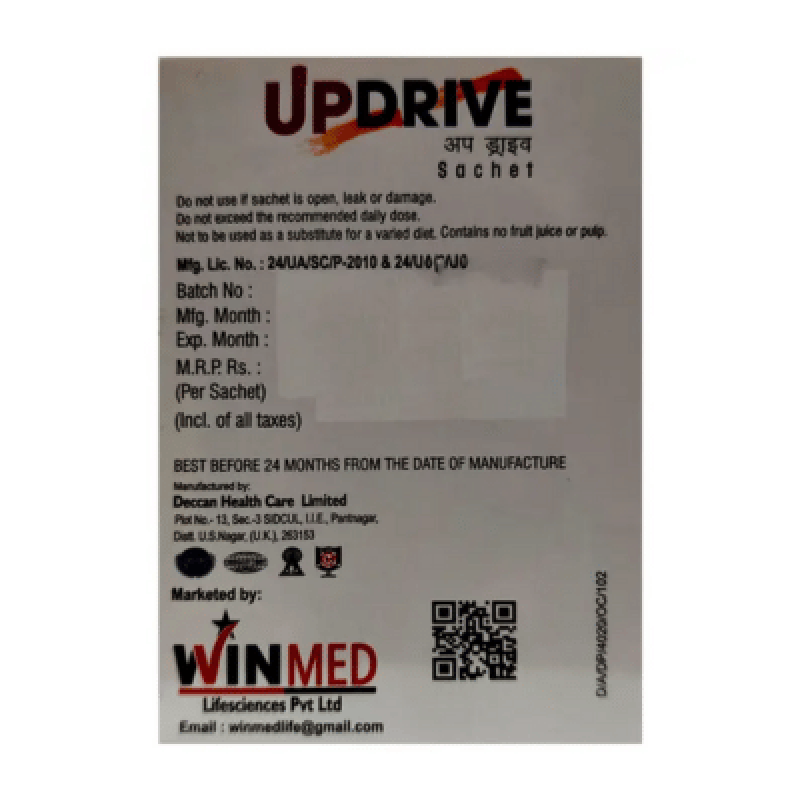 Updrive Sachet Sugar Free Sachet ( 10gm x 10 Sachet )