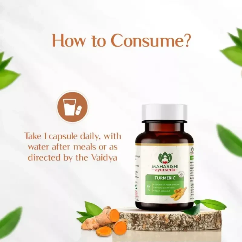 Maharishi Ayurveda Organic Turmeric Tablets (60tab)