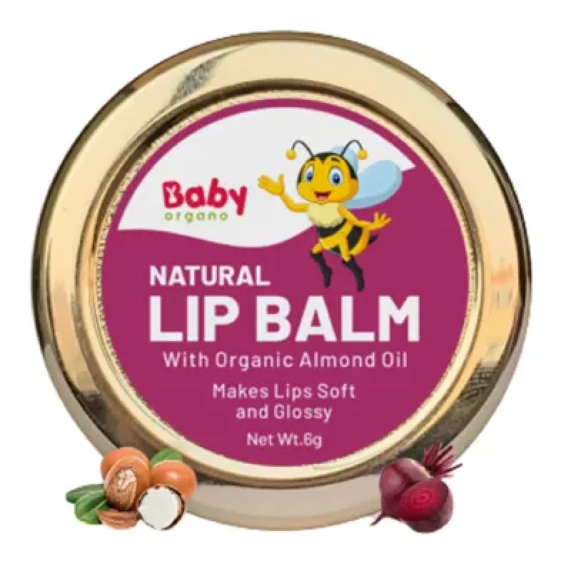 Babyorgano Natural Lip Balm Beetroot 8G