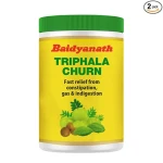 Baidyanath Triphala Churna: Relieves constipation, gas, enriched with Amla, 500gms.