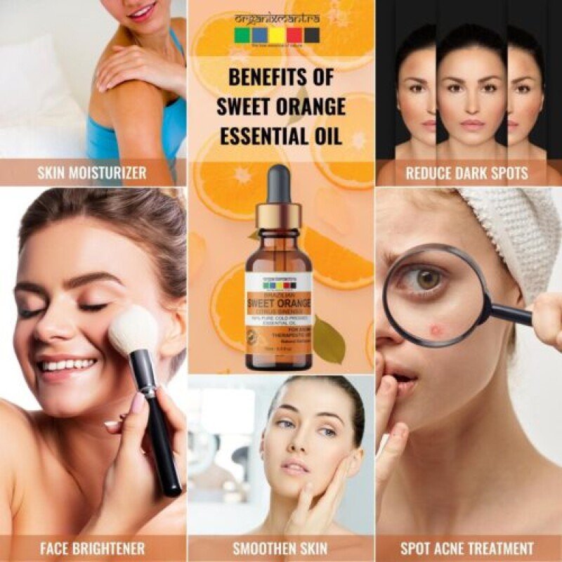 Organix Mantra Brazilian Sweet Orange Essential Oil (15Ml)