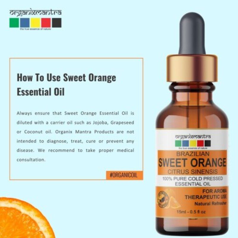 Organix Mantra Brazilian Sweet Orange Essential Oil (15Ml)