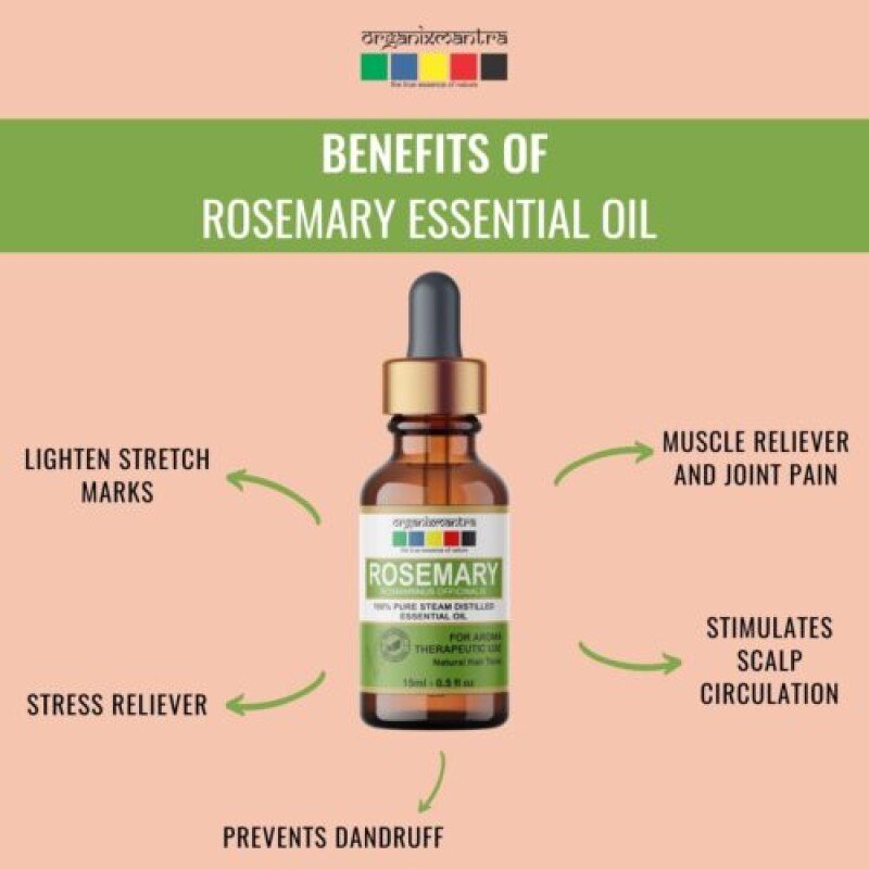Organix Mantra Rosemary Essential Oil (15Ml)