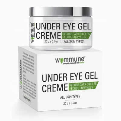 Wommune Under Eye Cream Gel for Dark Circles & Puffy Eyes.