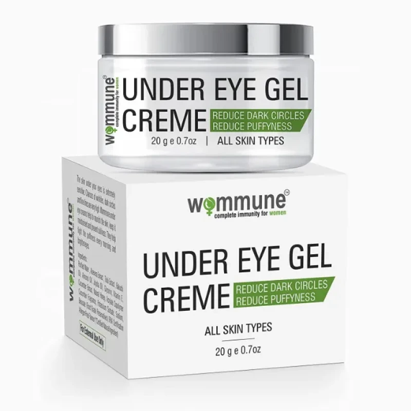 Wommune Under Eye Cream Gel for Dark Circles & Puffy Eyes.