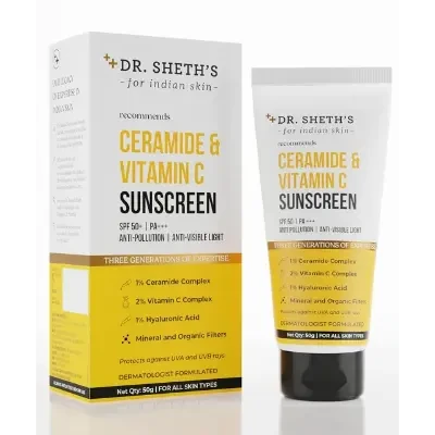 Dr. Sheth's SPF 50 Sunscreen Cream