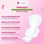 Everteen Everteen Period Care Xxl Soft Sanitary Pads 320mm With Double Flaps Enriched With Neem And Safflower Enriched With Neem And Safflower 40Pcs