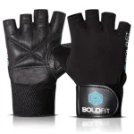 Boldfit Gym Gloves: Wrist Support, Weightlifting, Medium Size, 1-Pair