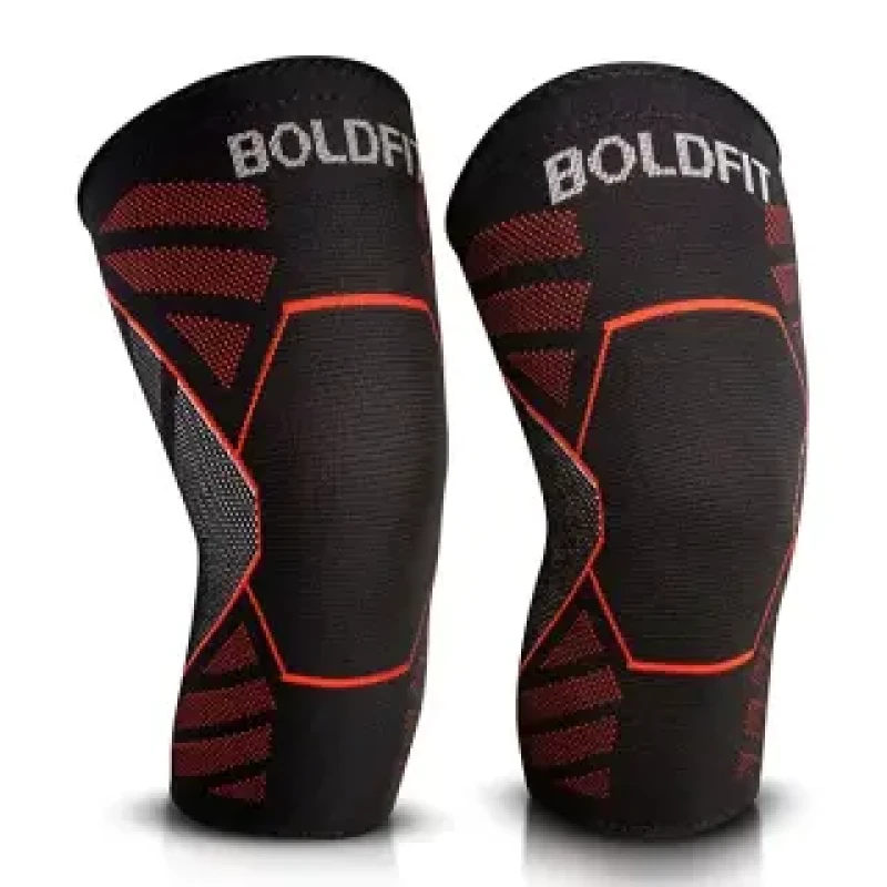 Boldfit Knee Caps: Pain Relief, Supportive, Unisex, 2-Pack