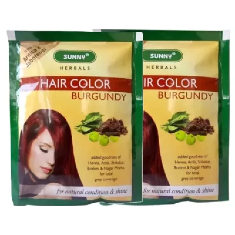 Bakson Sunny Hair Color (Burgundy) (20g, Pack of 2)