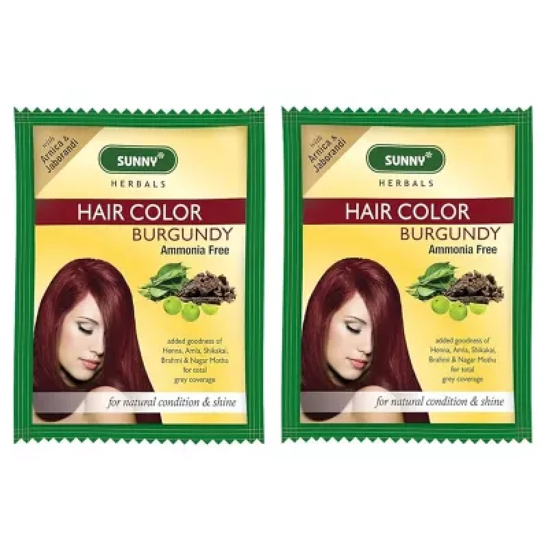 Bakson Sunny Hair Color (Burgundy) (20g, Pack of 2)