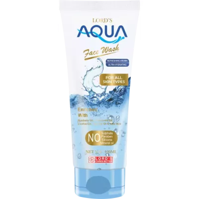 Lords Aqua Face Wash Enriched With Blueberry Aloe Vera 100ml