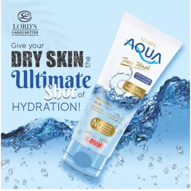 Lords Aqua Face Wash Enriched With Blueberry Aloe Vera 100ml
