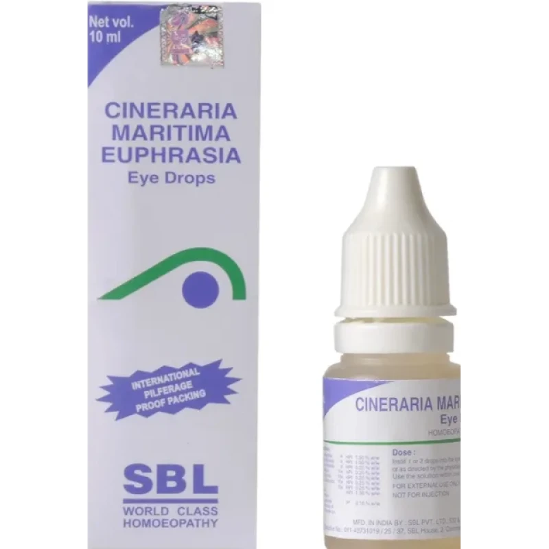 SBL Cineraria Maritima Euphrasia Eye Drops