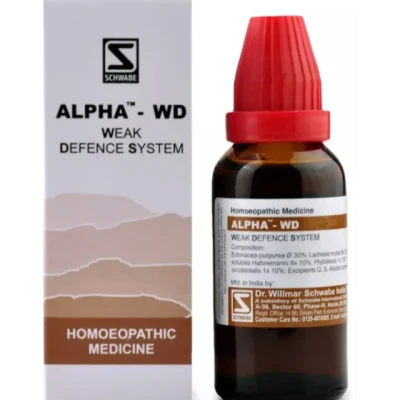 Willmar Schwabe India Alpha Wd Weak Defence System Drops (30 ml)