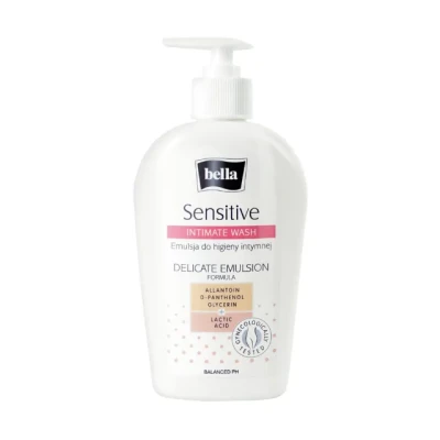 Bella Sensitive Intimate Wash, Delicate Emulsion, 300ml.